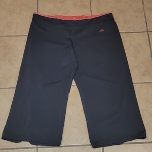Adidas Black Athletic Shorts Mid-Thigh Length